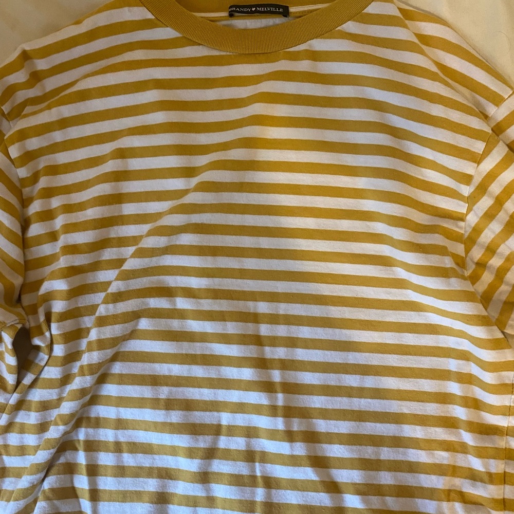 Brandy Melville yellow long sleeve